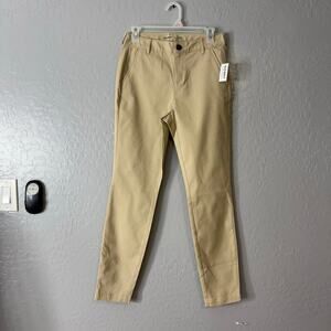 Old Navy High Waist Wow Skinny Pants Straight, Beige, 0